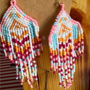 Colorful Beaded Earrings